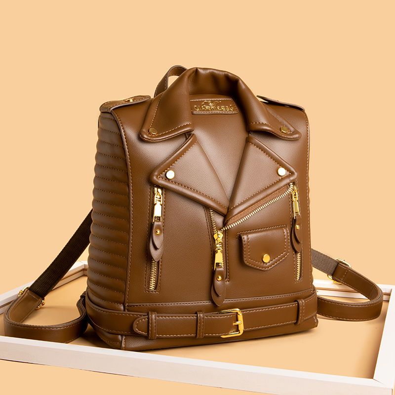 Motorcycle Gear Backpack - Avrupa / Amerikan Moda Perçin Kişiselleştirilmiş