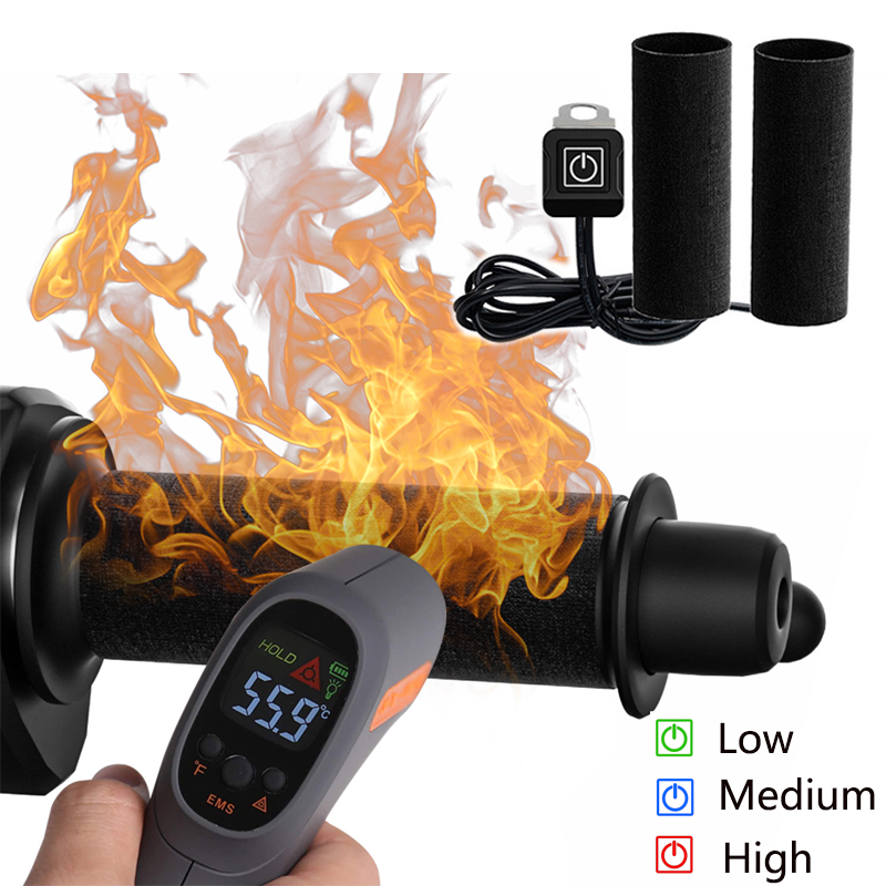 12V 3-Gear motosiklet isıtmalı - Handlebar Grip Heated incelemesi ve fiyatı