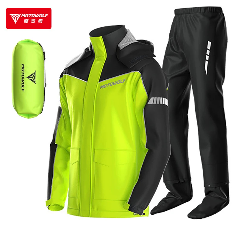 MOTOWOLF Motosiklet Yağmurluk  - Motorcycle Gear Mens incelemesi ve fiyatı